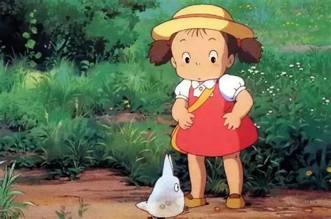 宫崎骏动画电影《龙猫》里的元气女孩小梅|龙猫|女孩|笑容_新浪新闻