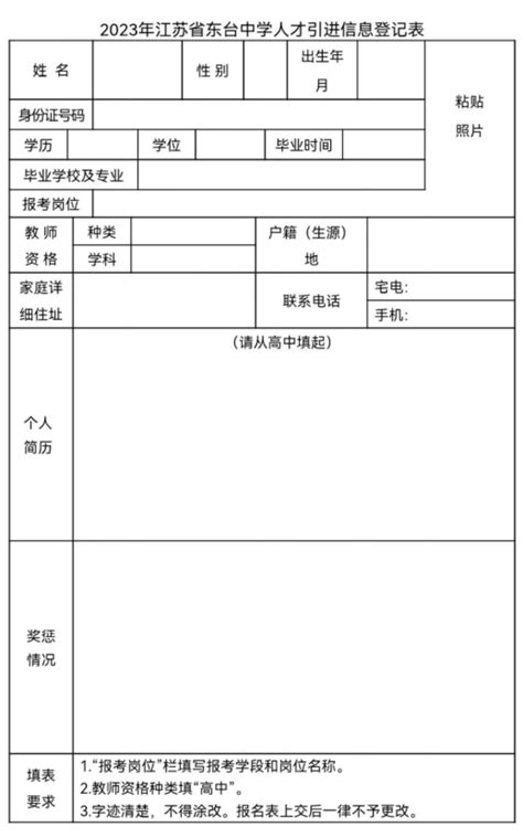 江苏省盐城市东台中学2023年教师招聘计划-盐城教师招聘网.
