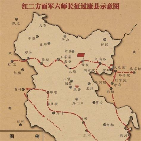人民网—红四方面军长征路线图