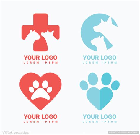 宠物医院logo设计_不余-站酷ZCOOL