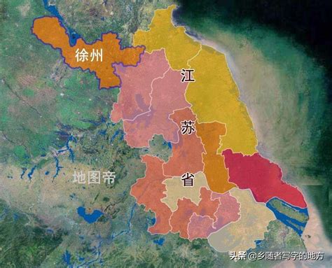 徐州市行政区划地图：徐州市下辖5个市辖区、3个县、代管2个县级市分别是哪些？