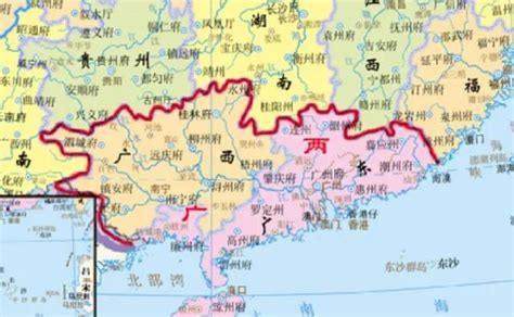 两广地图图片