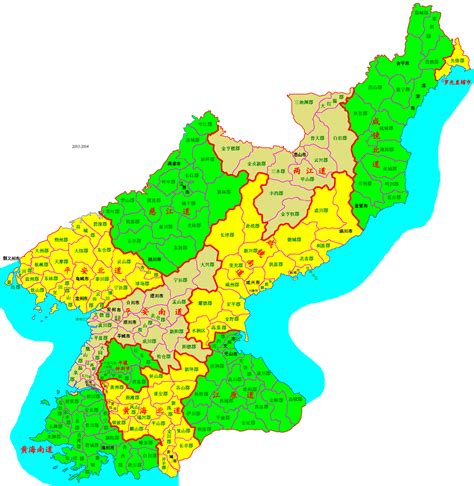 朝鲜地图英文版_朝鲜地图_初高中地理网