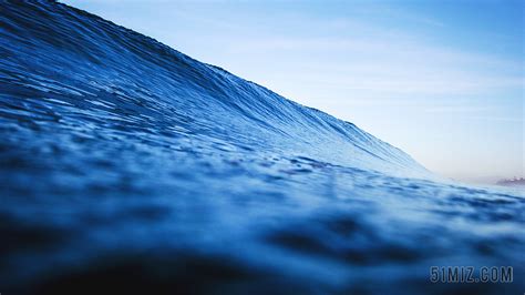 蓝色海水纹波浪素材免费下载 - 觅知网