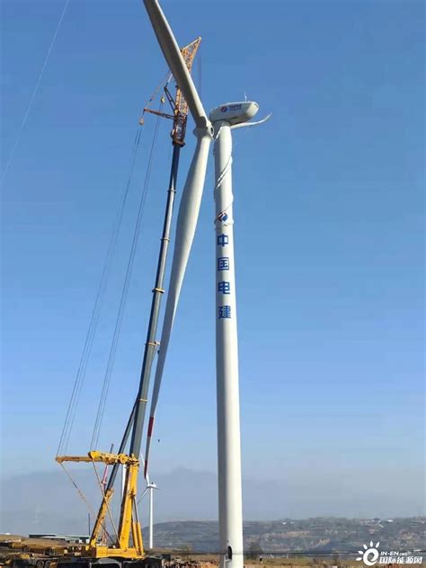 河南三门峡高庙乡10MW分散式风电项目首台风机顺利吊装完成-国际风力发电网