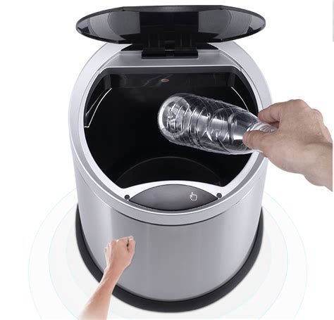 厂家直销智能感应自动垃圾桶静音家用卫生间客厅卧室厨房电动带盖-阿里巴巴