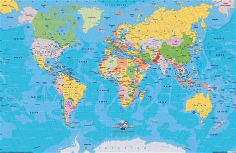 世界高清地图图片