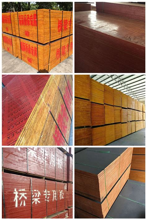 木塑建筑覆膜板建筑防水模板清水覆膜板工地建材胶合板建筑模板-阿里巴巴