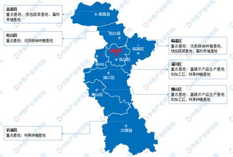 【产业图谱】2022年淄博市产业布局及产业招商地图分析-中商情报网