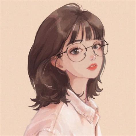人物头像女生图片