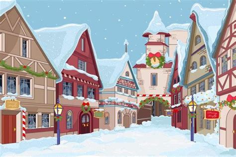 圣诞节下雪插画图片下载-正版图片401660839-摄图网