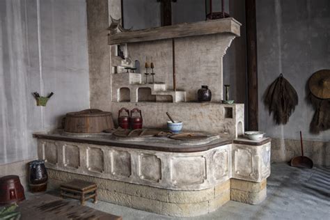 古代厨房灶台,传统文化,文化艺术,摄影,汇图网www.huitu.com