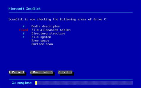 Microsoft ScanDisk - informations de base et extensions de fichier ...