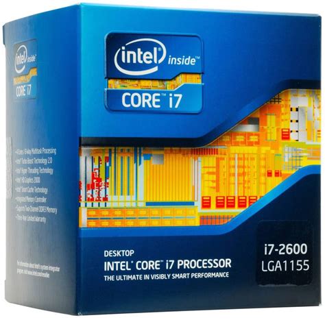 Intel Core i7-2600 3.4 GHz Upto 3.8 GHz LGA 1155 Socket 4 Cores 8 ...