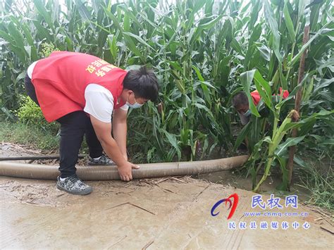 林七乡：党员帮扶群众雨后农田排涝 - 民权网
