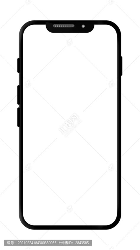iPhone手机苹果手机简单手绘线条边框图片免费下载_PNG素材_编号vd9ipnqmz_图精灵