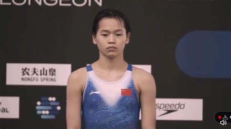 跳水世界杯蒙特利尔站女子单人10米台预赛，全红婵第一跳拿到82.50分_腾讯视频
