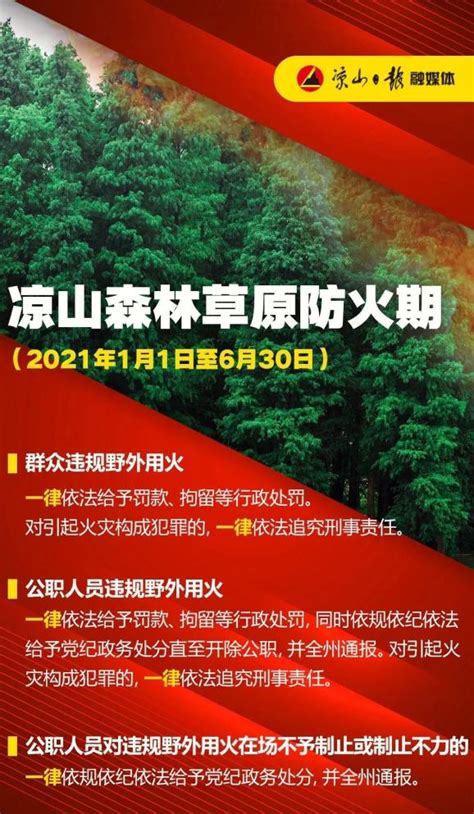 凉山2021年森林草原防火令发布，这“五个一律”要知晓→_澎湃号·媒体_澎湃新闻-The Paper