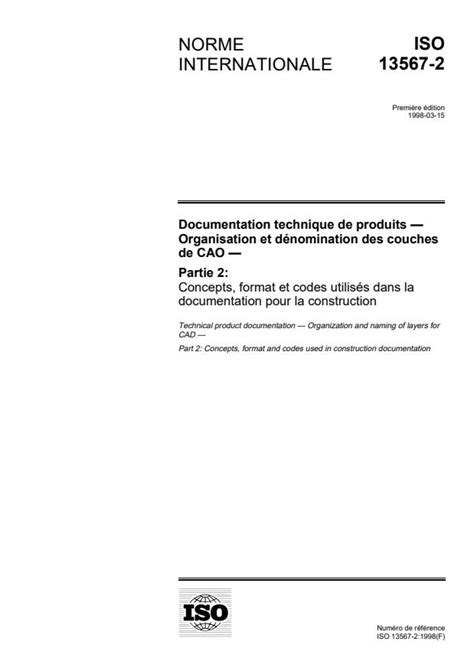 ISO 13567-2:1998 - Technical product documentation — Organization and ...