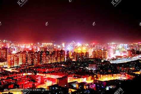 兰州夜景,都市风光,建筑摄影,摄影素材,汇图网www.huitu.com