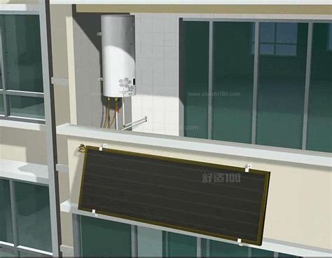 壁挂式太阳能热水器工作原理图解 使得集热器换热管内中的工质的