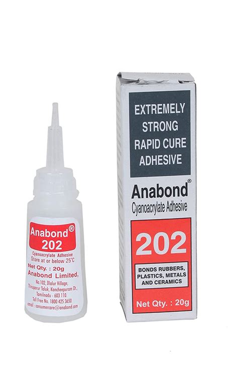 Anabond 202 Cyanoacrylate Adhesive, 20 gm New - Inch Tools