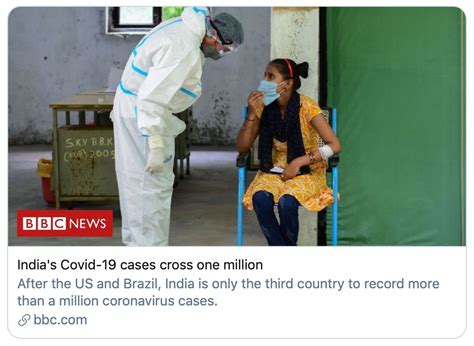 印度成全球第三个确诊超100万的国家，10个数据看疫情_手机新浪网