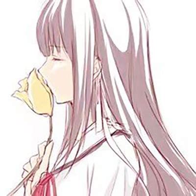 超甜美女生侧面头像动漫