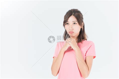 温柔委屈的女生头像