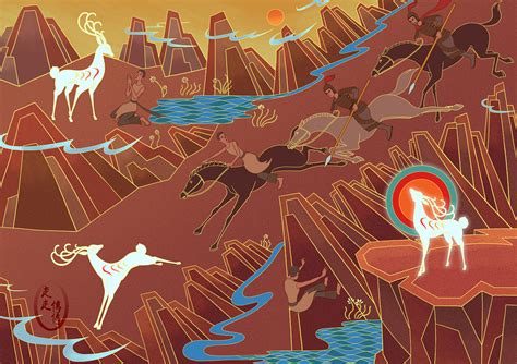 九色鹿壁纸图片