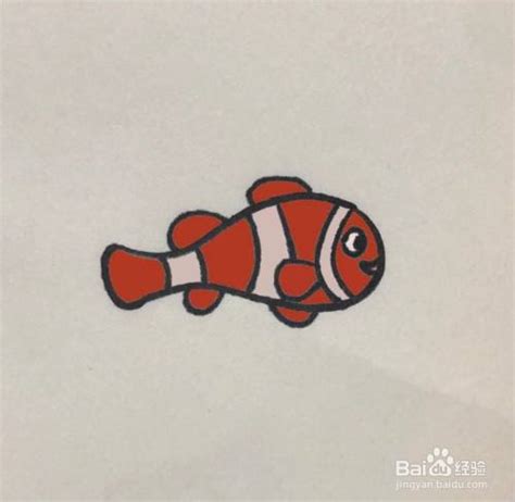 如何画简笔画小丑鱼(简笔画的小丑鱼怎么画) - 抖兔教育