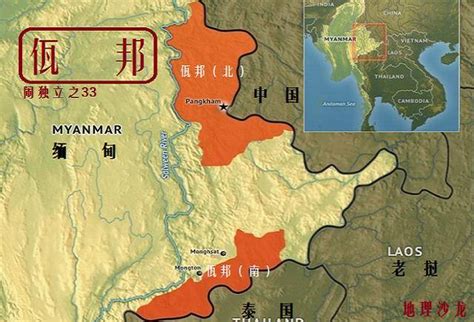 缅甸佤邦地图图片