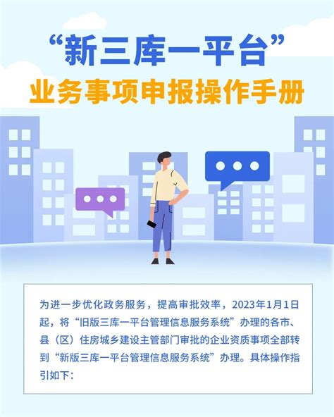 @各位企业，“新三库一平台”企业资质事项办理操作手册来了-通知公告