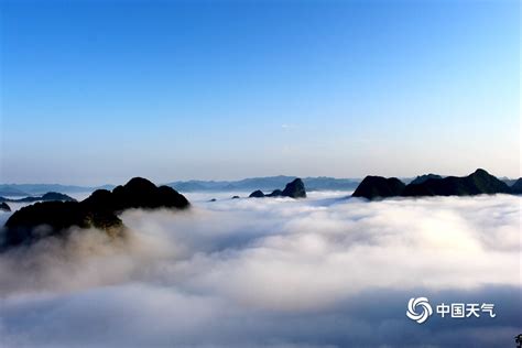 广西凤山坡雄堡现“云海”奇观-天气图集-中国天气网