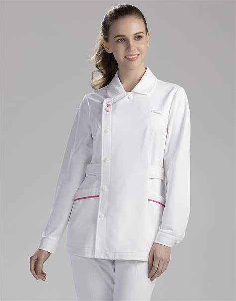 护士服分体套装ICU冬装长袖女医生药房美容院工作服制服白大褂-阿里巴巴