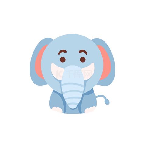 世界大象日在森林中生活的可爱小象素材图片免费下载-千库网