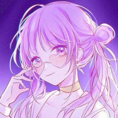甜美女生头像眼镜男动漫