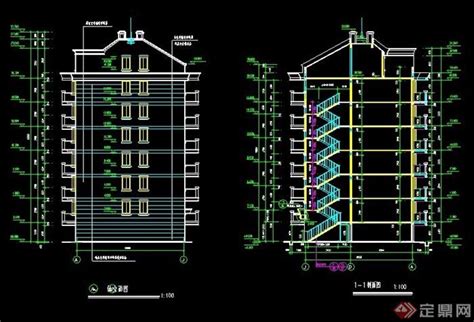 七层住宅楼建筑图纸设计