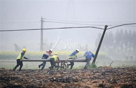 广西柳州：山村电力助春耕-人民图片网