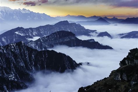 雅安名山：云雾缭绕 宛若仙境 图片 | 轩视界