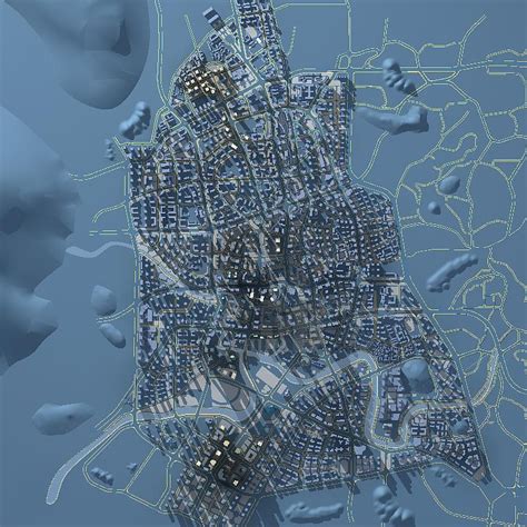 贵阳高新区规划3dmax 模型下载-光辉城市