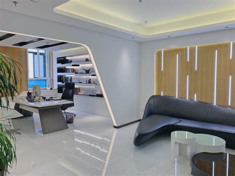 温州立地科技办公空间设计︱曲线营造的办公空间_杭州品尚设计-站酷ZCOOL