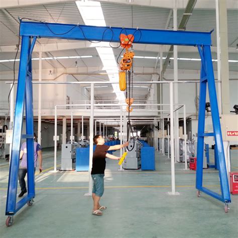 小型龙门吊-铝合金龙门架-简易龙门吊-生产厂家-北京猎雕伟业起重设备有限公司