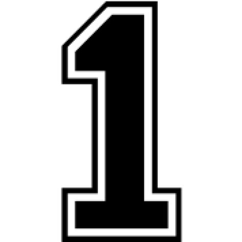 Number 1 Png Number 1 Clipart Black And Clip Art Library Images