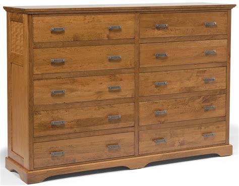Bardugo Solid Mahogany Wood Large Tall Bedroom Dresser With 5 Drawers