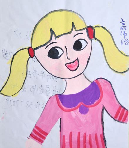 女孩/少儿绘画作品/儿童画/网络美术馆_中国少儿美术教育网