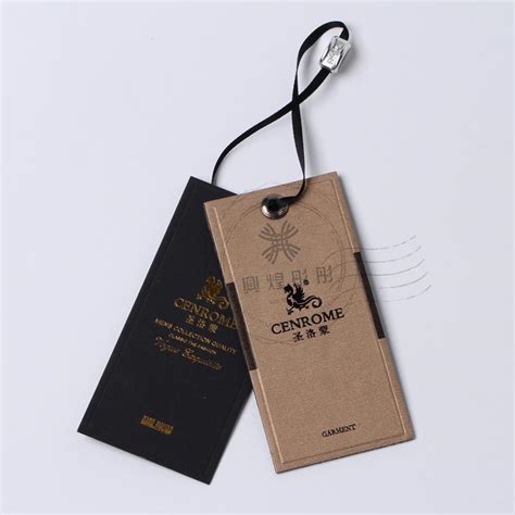 男女服装吊牌黑卡纸烫金 衣服商标制作 吊牌 印刷 免费设计-阿里巴巴