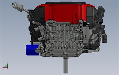 本田iGX700发动机“马达”__模型图纸下载 – 懒石网
