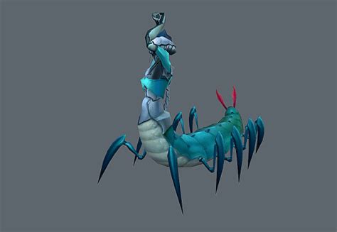 独眼蜈蚣精 手绘贴图 蜈蚣 妖怪 全套动画 monster centipede-cg模型免费下载-CG99