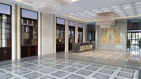 瑞达石业经典之作——汉川市滨湖大酒店尽显奢华品质|酒店石材案例|瑞达石材
